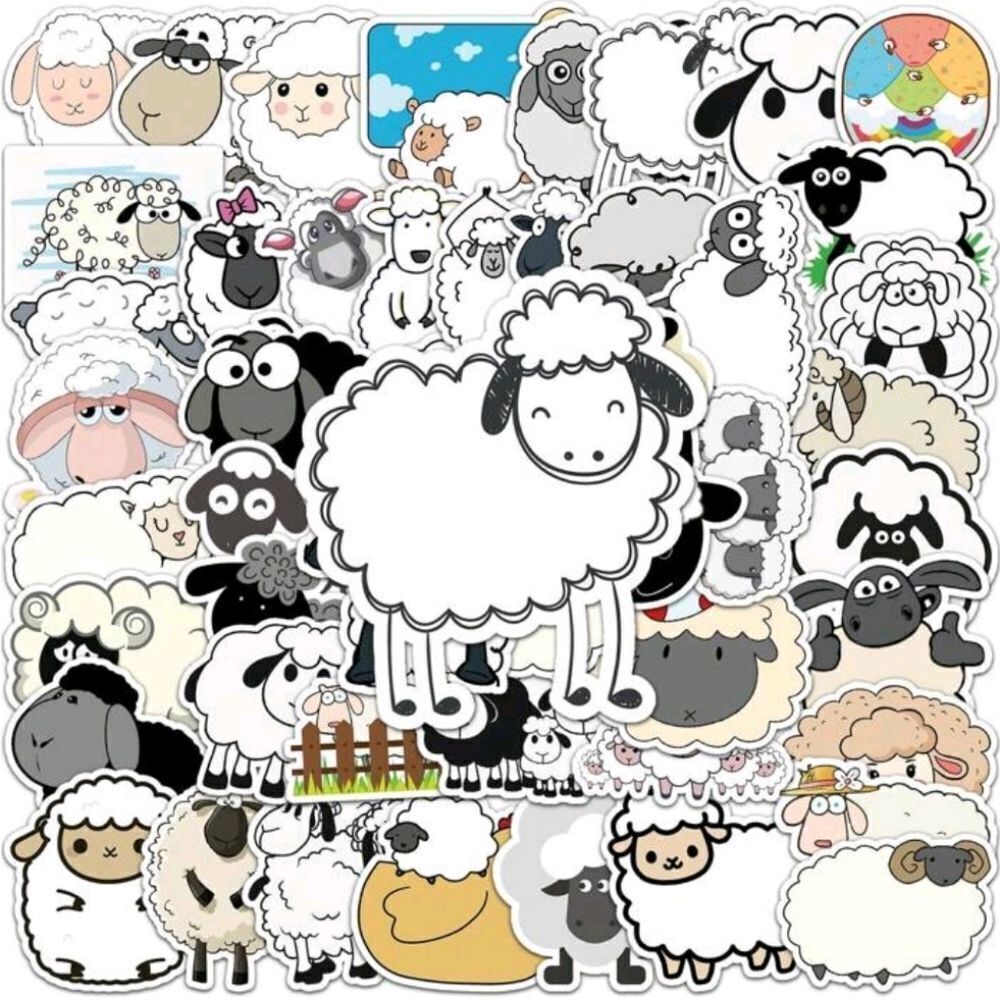 Cartoon Sheep Stickers
